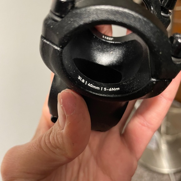 Black Bicycle Stem Salsa Cycles 31.8mm diameter 40mm length - Picture 5 of 5